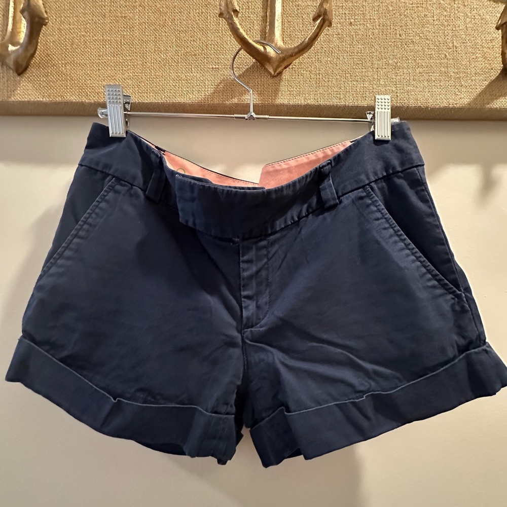 Lilly Pulitzer navy blue Barclay shorts